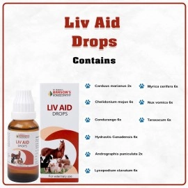 Bakson Veterinary | Liv Aid Drops | 30 ML