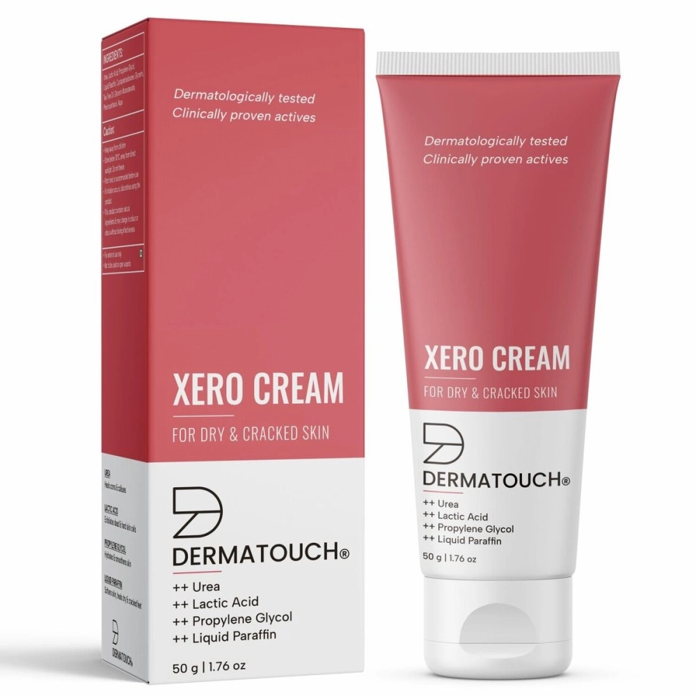 DERMATOUCH Xero Cream | Specially for Dry & Cracked Feet | Soothes & Moisturizes |For Corns & Calluses| For both Men & Women | 50 g (Pack of 1)