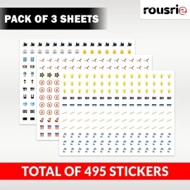 Rousrie Store Waterproof Multicolor Switch Sticker