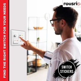 Rousrie Store Waterproof Multicolor Switch Sticker