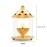 True Decor 4 Inches Camphor Diffuser/Aroma Incence Burner/Kapoor Dani Brass Akhand Diya for Puja with Borosilicate Glass Cover || Multipurpose Essential Oil Camphor Burner (Pack of 1)