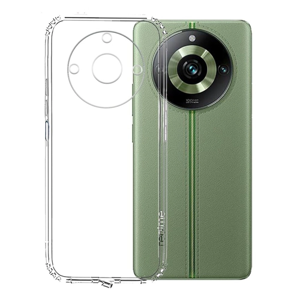 Tough Lee Phone Case - Back Cover - Realme 11 Pro 5G/11 Pro Plus 5G/11 Pro+ 5G (Transparent) - Silicone - Shock PROOF