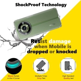 Tough Lee Phone Case - Back Cover - Realme 11 Pro 5G/11 Pro Plus 5G/11 Pro+ 5G (Transparent) - Silicone - Shock PROOF