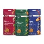 Bark Out Loud by Vivaldis Adult Dry Dog Food Combo- Naked Oats and Veggies, Salmon and Turkey, and Chicken & Ancient Grain - Rich in Protein, Pet Nutrition with Nutrients and Herbs (100 gm, Pack of 3)