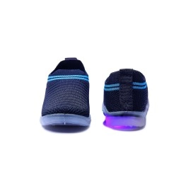 NEOBABY First Walking LED Light Shoes for Kids 6 Months to 2.5 Years Boys & Girls Navy