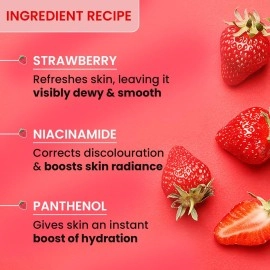 DOT & KEY Strawberry Dew Strobe Cream For Face Skin Radiance Cream | Moisturizer & Highlighter For Face | For Dewy Glazed Instant Glow | Boosts Hydration | For All Skin Types | For Women & Men | 30Ml