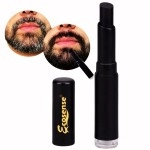 ECOSENSE Beard & Moustache Touchup Stick: Instant Temporary Beard Perfection | Black Color Pencil For Men, Beard Pen, Beard Dye for Long Lasting Coverage, Mustache 3 gm