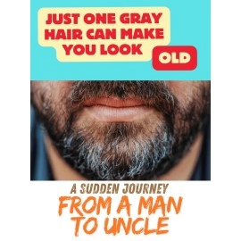 ECOSENSE Beard & Moustache Touchup Stick: Instant Temporary Beard Perfection | Black Color Pencil For Men, Beard Pen, Beard Dye for Long Lasting Coverage, Mustache 3 gm