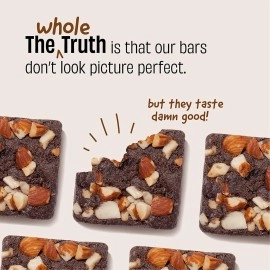 The Whole Truth - Mini Protein Bars | The Chocolate Party (4 Double Cocoa Mini Bars & 4 Coffee Cocoa) | Pack of 8 x 27g each | Sugar free | No Preservatives | All Natural