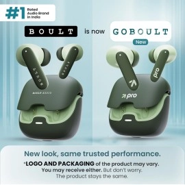 Boult Audio Z40 Pro with 100H Playtime, Quad Mic ENC, 45ms Low Latency Gaming, Premium Rubber Grip Case, 13mm Bass Drivers, Made in India TWS Bluetooth 5.3 Truly Wireless in Ear Earbuds (Jungle)