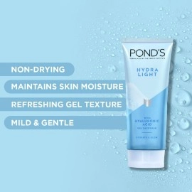 POND\'S Hydra Light hyaluronic acid hydrating gel facewash hydrate and glow 100g