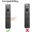 Caldipree Silicone Case Cover Compatible with Sony Smart TV 2023 Series Voice Remote RMF-TX910U [Remote NOT Included] (Grey)