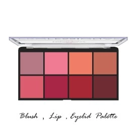 Love Earth Blush, Lips, Eyelid Palette With Richness Of Jojoba Oil And Vitamin E For Blush, Lips, Eyelids (16gm)