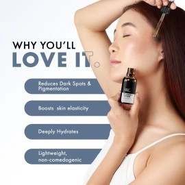 ThriveCo 10% Vitamin C Serum For Face With Hyaluronic Acid | Gives Instant Brightening Effect & Glowing Skin | For Men & Women | All Skin Types | Non-Sticky, Vegan, Fragrance & Cruelty-Free | 30ml