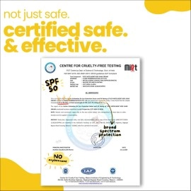 TuCo Intelligent Kids Saffron Face Cream & Sunscreen for Sun Protection and Glow - 50gm | SPF 30 PA++ Best Sun Protection For Kids | For All Skin Types