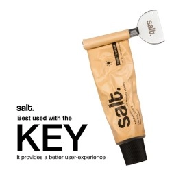 Salt. Oral Care Saffron Dawn Day Toothpaste | Natural Saffron & Mint Flavor | With Calendula Officinalis Extract & Aloe Leaf | Soothes Gums, Protects Enamel | Anti-Bacterial Formula | 100g