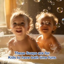 Crazy Sutra 3Pcs Kids Animal Soap Combo: Goat Milk & Natural Oils for Gentle Skin Care Assorted Fragrance & Handmade Natural Kids Soap. Paraben And SLS Free Kids Soap