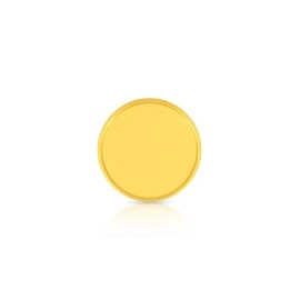 Bhima Jewels 24K 999 Purity Plain Flower Coin 0.5g