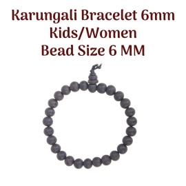 anciently Karungali Bracelet For Kids | Karungali Bracelet Original For Women 6mm | Karungali Bracelet Small Size | Karungali Bracelet Original 6mm, Natural Black, 1 Piece