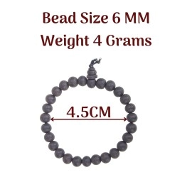 anciently Karungali Bracelet For Kids | Karungali Bracelet Original For Women 6mm | Karungali Bracelet Small Size | Karungali Bracelet Original 6mm, Natural Black, 1 Piece