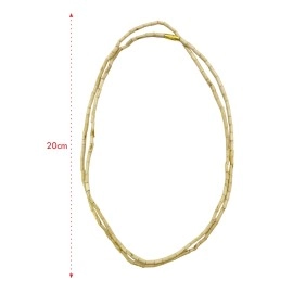 Saubhagya Global Brown Wood Tulsi Kanthi/Rosary 2 Round Mala for Men & Women, Length-32 Inches/ 82 Cms (Set of 2)