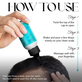 Rootcos Salicylic Acid Anti-Dandruff Serum with Piroctone Olamine | Scalp Serum for Exfoliation, Dandruff, Flaky, Itchy scalp | Post Wash Treatment | For Men & Women | 50 ml