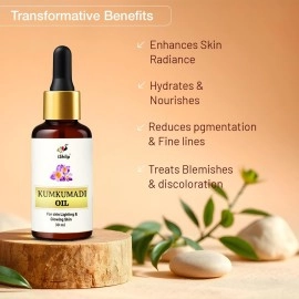 iShilp Kumkumadi Tailam For Face | Kumkumadi Face Oil for Glowing Skin | Kumkumadi Oil- 30 ml