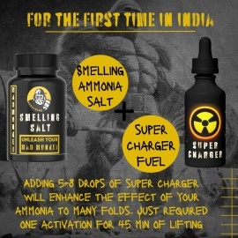 Muscleape Ammonia Smelling Salt With Activator Fuel |Smelling Salts For Heavy Lifts| Ammonia Salt For Pro Level Athletess