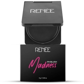 RENEE Madness pH Blush, Instant Unique Pink Payoff, Highly Blendable, Light Weight, Long Lasting, Moisturizing Formula, Enriched With Olive, Macadamia & Shea, Paraben Free & Cruelty Free, 3 Gm