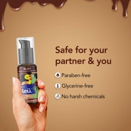 Bleu Bliss Chocolate Flavored Intimate Lubricant Gel for Men & Women - 50 ml | Water Based Lube | Compatible with Condoms & Toys