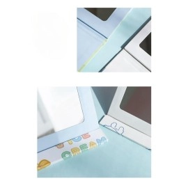 Agabani Cute Cartoon Folding Mirror, Unique Mirror, Cosmetic Mirror, Cartoon Dressing Mirror, Folding Makeup Mirror, Framed Vanity Mirror with Stand for Kids, Women (Purple)