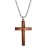 M Men Style Religious Christ Cross Brown Zinc and Metal Car Hanging for Men and Women cardecor-SPn20211279