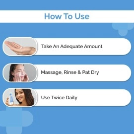 The Derma Co 2% Niacinamide Gentle Skin Cleanser for All Skin Types | Non-Irritant | 100% Soap-Free | 125ml (Pack of 2)