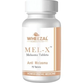 Dr. Deo WHEEZAL MEL-X Tablets for protect the skin against sunburn and tanning 75 Tablets (Pack of 2)