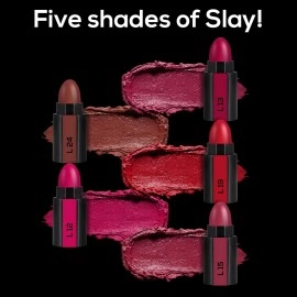 RENEE FAB 5 Glossy 5 in 1 Lipstick 7.5 Gm - Five Shades in One - Moisturizing & Nourishing, Long Lasting, Glossy Finish - Intense Color Payoff - Compact, Glides Smoothly with One-Stroke Application