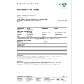 Earthen Story Certified Organic Honey 1kg | NMR Tested | Raw Honey, glass jar, rich in vitamins & minerals, sugar free, cold and cough relief, immunity booster, natural wild forest honey
