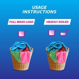 Henko Matic Top Load Detergent Powder 2 Kg Pouch With Power Of Lintelligent Nano Fiber Lock Technology|Laundry Detergent Powder For Tough Stain Removal|Dissolves Easily-Removes Tough Stains