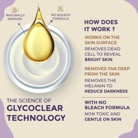 Sanfe Detan Cream Instalite Detan Wipe Off 200 gm | With Glycoclear Technology | 1 Tone Brighter in 10 mintues | For Legs, Arms, Underarms and Back | Detan Cream Pack for Tan Removal & Glowing Skin