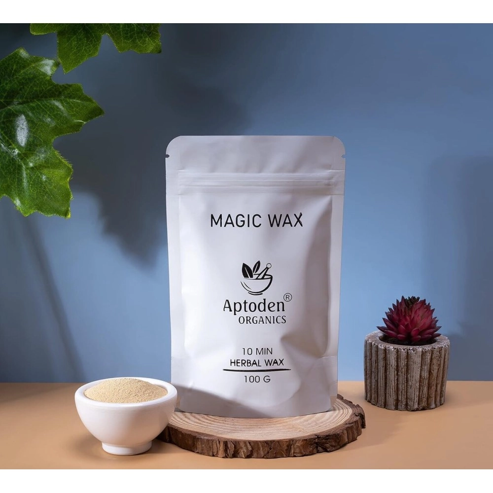 APTODEN Wax Powder 5 Minute Painless Herbal Wax Powder All Hair & Skin Types Hands, Legs, Underarms, Bikini Area (A3, A3) (W3, W3)
