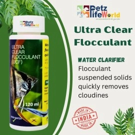 VAYINATO Aquatic Remedies (Pack of 2 * 120ml UCF- Ultra Clear Flocculant) Aquarium Fish Tank Water Clarifier | Quickly Removes Cloudiness | Suitable for Fresh Water