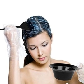 Trendy Look Beauty Salon Spa Professional Styling Hair Dye Applicator Colour Mixing Bowl with Handle Pack of 5