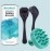 BHUMLO Derma Roller For Beard Hair Skin Face 540 Titanium.25Mm - Self Care Gifts Facial Skin Care Tools, Hair Scalp Massager Shampoo Brush With Soft Silicone Bristles Comb Scrubber