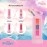RENEE Disney Frozen Princess Unicorn Makeup Kit Elsa 7.4 Gm, Pre-teen Girls, Includes 2 Matte, 4 Shimmer Eyeshadows, Lip Butter, Lip & Cheek Tint, Compact & Travel Friendly, Cruelty-Free & Vegan