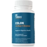 Dr Tobias Colon 14 Day Cleanse, Advanced Gut Cleanse Detox for Women & Men with Cascara Sagrada, Psyllium Husk & Senna Leaf, Non-GMO Colon Cleanse, 28 Capsules