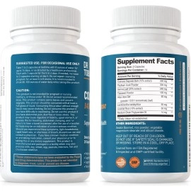 Dr Tobias Colon 14 Day Cleanse, Advanced Gut Cleanse Detox for Women & Men with Cascara Sagrada, Psyllium Husk & Senna Leaf, Non-GMO Colon Cleanse, 28 Capsules