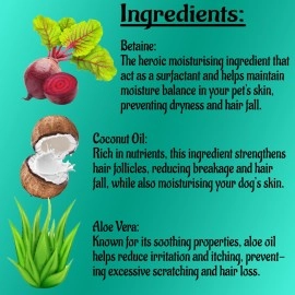 THE PET MOM Persian Cat Shampoo Hair Fall Control Help In Hair Shed Control,Strengthening Coat & Reduces Hair Fall,Soft,Cleans & Conditions|Cat Hair De-Shedding Cleanser|All Cat Breed - 200 Milliliter