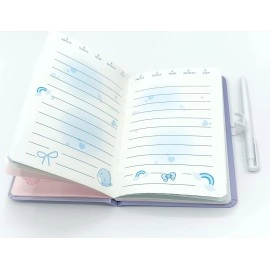 TECHNOCHITRA Space Astronaut Printed Secret Password Lock Diary for Kids