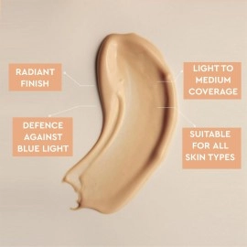 Happier Tinted Sunscreen SPF 50 PA+++ | Lightweight, Quick Absorbing, Non-Greasy, No White Cast, Radiant Finish | Tinted Sunscreen for Oily Skin | Long-Lasting UVA/UVB Protection for Oily & Dry Skin