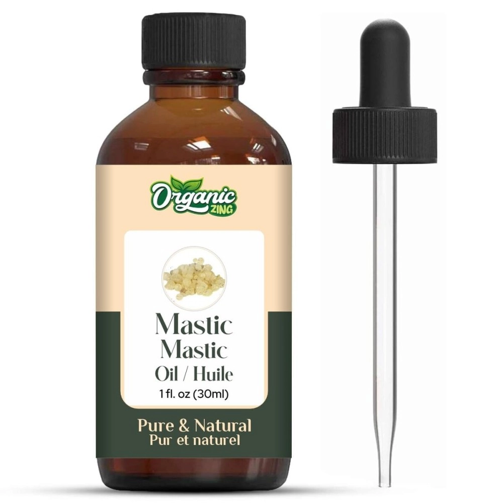 Organic Zing Mastic (Pistacia lentiscus) Oil - 1.01 Fl Oz / 30ml