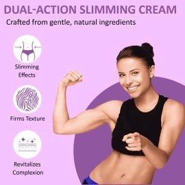 7 Days NATURAL Body Fit Slimming Cream for Men & Women | Remove Extra Fat | Toning & Shapening(100 Gm)